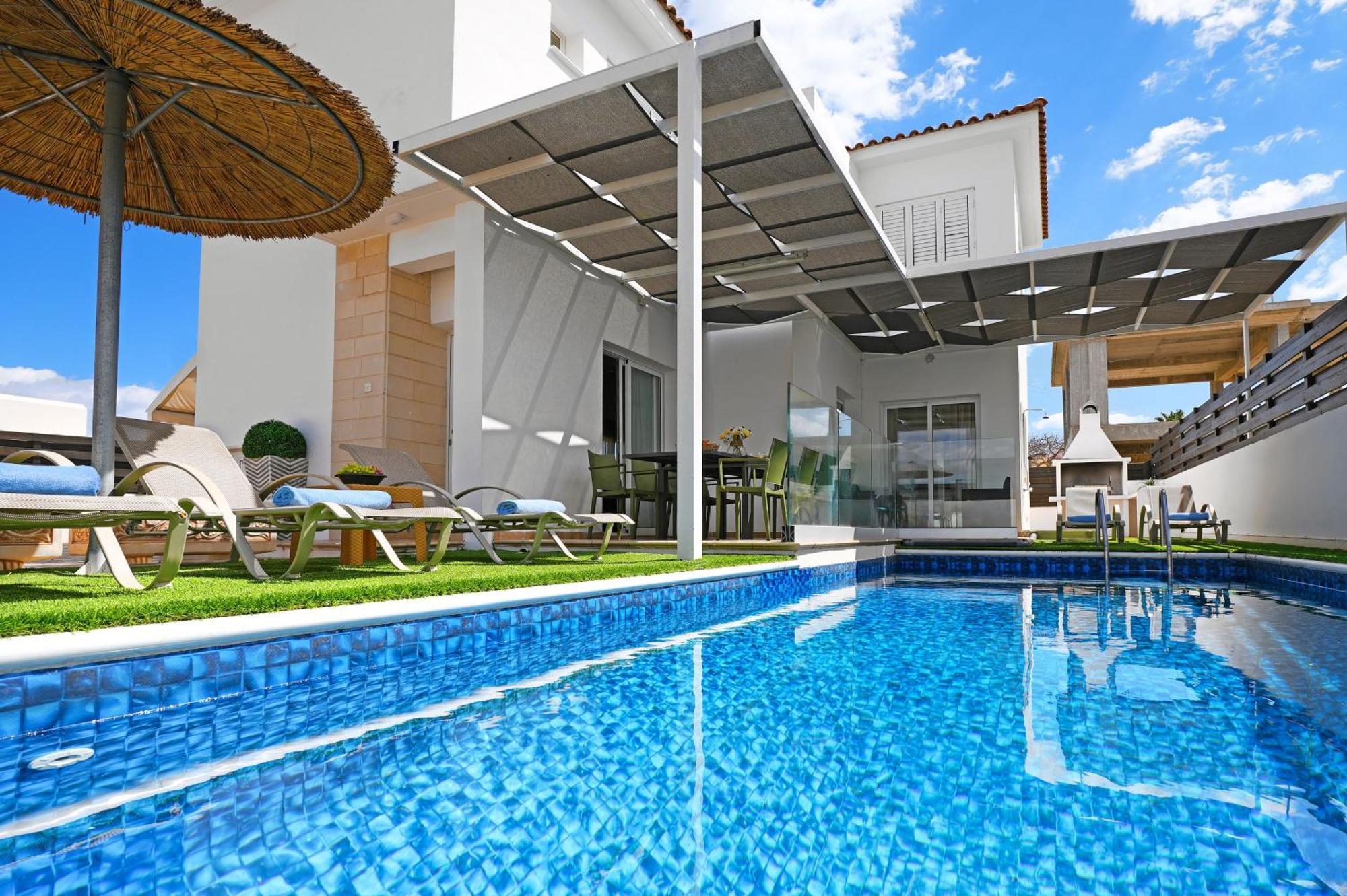 Villa White Star - 100M From Serena Beach Protaras Dış mekan fotoğraf