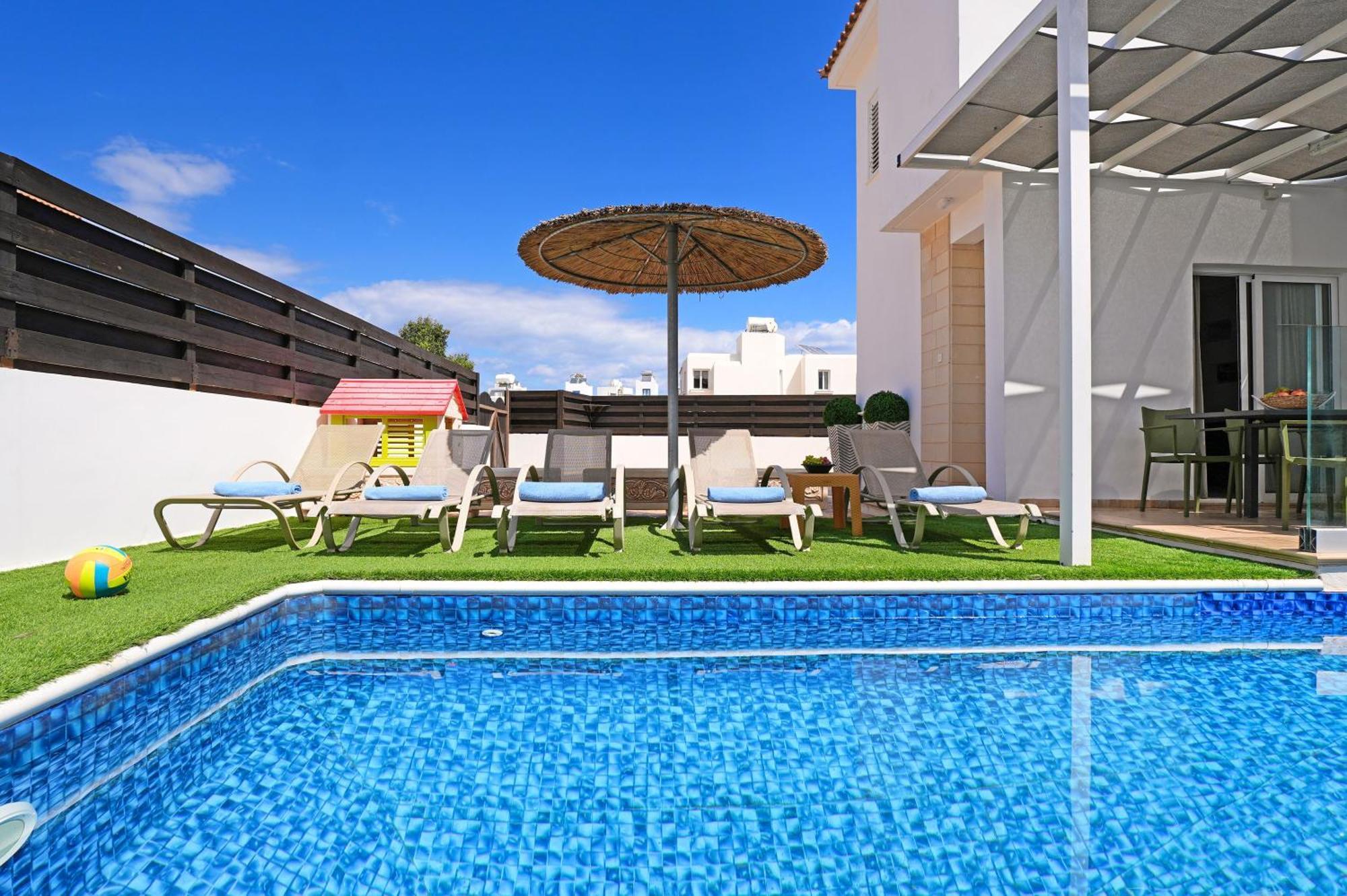 Villa White Star - 100M From Serena Beach Protaras Dış mekan fotoğraf